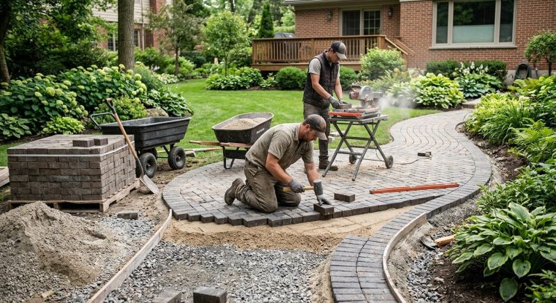 Brick Landscaping Service in Manchester, NH